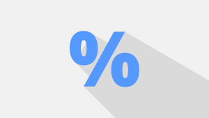 image showing the percent sign as related to discount vouchers
