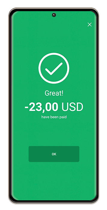 Payment Complete Oveit Pay POS
