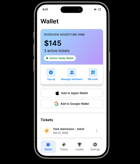 Membership system attractions Membership for attractions - easy to use software
