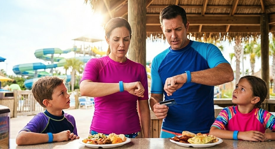 waterpark family payments